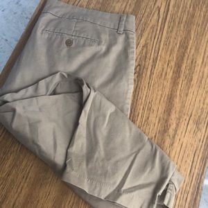 Khaki capris
